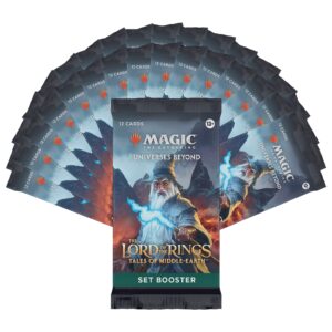 Magic: The Gathering The Lord of The Rings: Tales of Middle-Earth Set Booster Box - Various, 30 Packs (360 Magic Cards)