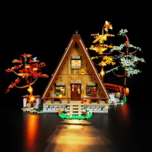 LIGHTAILING Light for Lego- 21338 A-Frame Cabin - Led Lighting Kit Compatible with Lego Building Blocks Model - NOT Included The Model Set