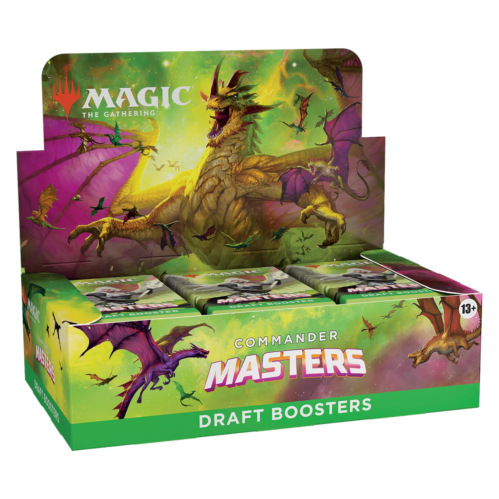 Magic: The Gathering Commander Masters Draft Booster Box - 24 Packs (480 Cards)