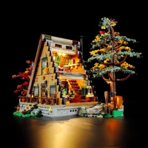 LIGHTAILING Light for Lego- 21338 A-Frame Cabin - Led Lighting Kit Compatible with Lego Building Blocks Model - NOT Included The Model Set