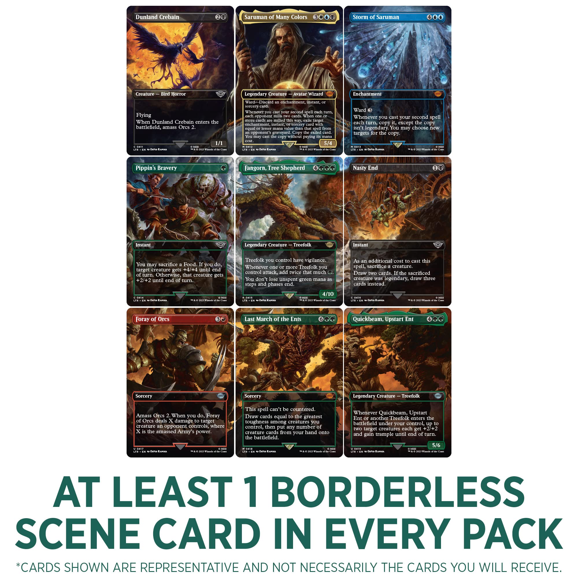 Magic: The Gathering The Lord of The Rings: Tales of Middle-Earth Collector Booster (15 Magic Cards)