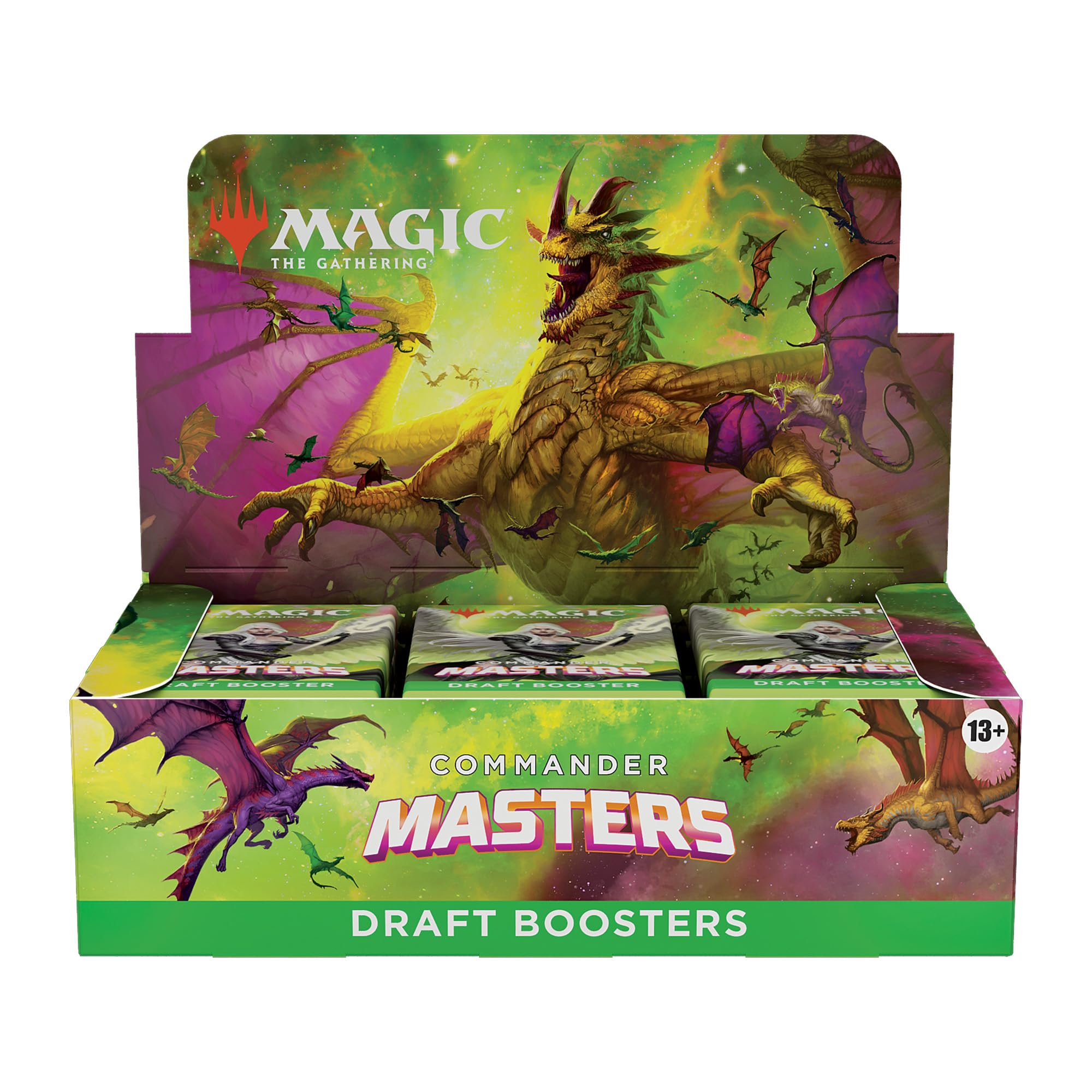 Magic: The Gathering Commander Masters Draft Booster Box - 24 Packs (480 Cards)