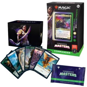 Magic: The Gathering Commander Masters Commander Deck Bundle – Includes Set of 4 Decks (1 Eldrazi Unbound, 1 Enduring Enchantments, 1 Planeswalker Party, and 1 Sliver Swarm)