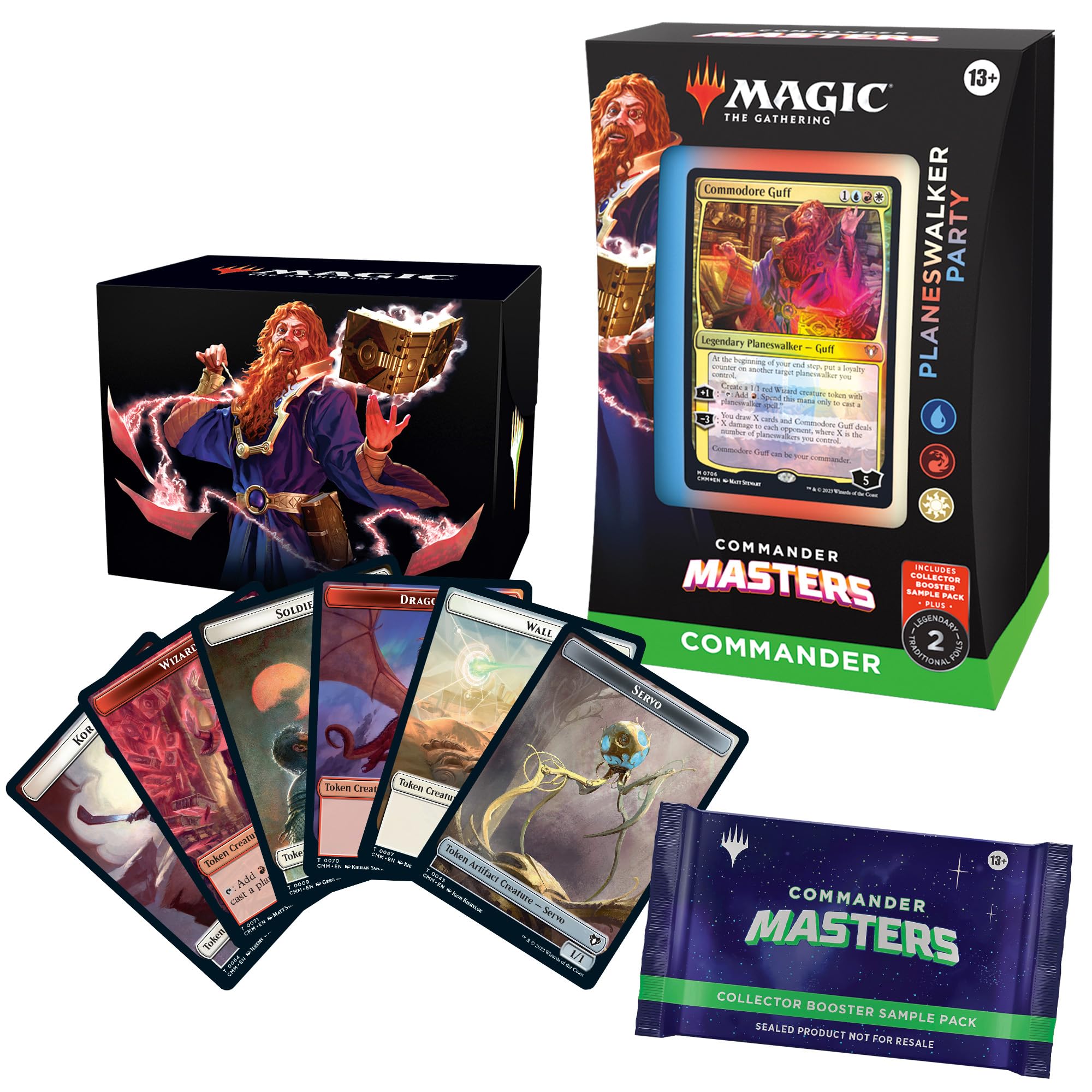 Magic: The Gathering Commander Masters Commander Deck Bundle – Includes Set of 4 Decks (1 Eldrazi Unbound, 1 Enduring Enchantments, 1 Planeswalker Party, and 1 Sliver Swarm)