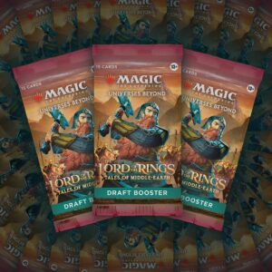 Magic: The Gathering The Lord of The Rings: Tales of Middle-Earth Draft Booster Box - 36 Packs + 1 Box Topper Card