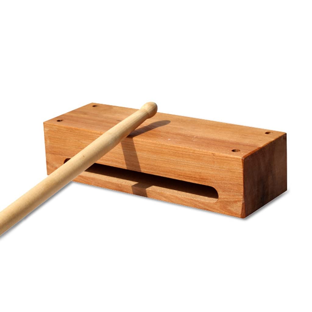 Wood Blocks A Set Of High And Low Bangzi, Bangzi Instruments, Musical Wooden Percussion Instruments, Treble Bass Wooden Fish With Mallet