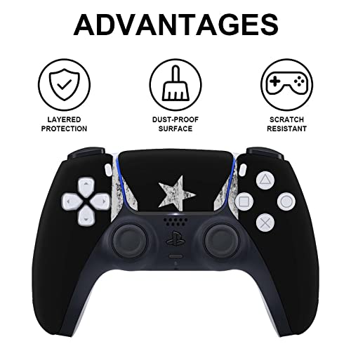 Puerto Rico Flag 3pcs Whole Body Decal Cover Sticker for PS5 Digital Edition for PS5 Console and Controller