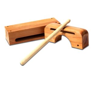 Wood Blocks A Set Of High And Low Bangzi, Bangzi Instruments, Musical Wooden Percussion Instruments, Treble Bass Wooden Fish With Mallet