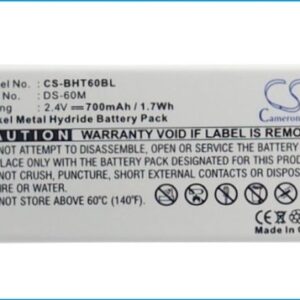 Qigenia DS-60M Replacement Battery for Denso BHT-6000 BHT 8000 B-60N,Battery (700mAh/2.4V)