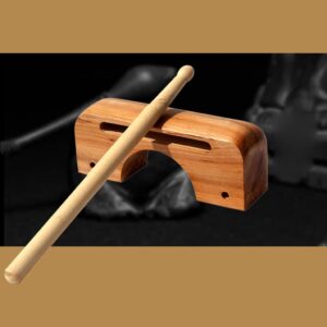 Wood Blocks A Set Of High And Low Bangzi, Bangzi Instruments, Musical Wooden Percussion Instruments, Treble Bass Wooden Fish With Mallet