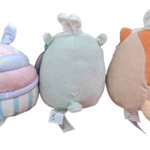 Squishmallows Kellytoy 2023 Easter Squad 5" Set of 6 Mini Plush Doll Toy (Style D)