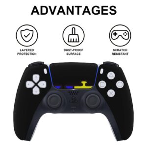 Autism Puzzle Piece 3pcs Whole Body Decal Cover Sticker for PS5 Digital Edition for PS5 Console and Controller