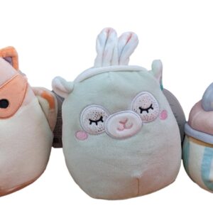 Squishmallows Kellytoy 2023 Easter Squad 5" Set of 6 Mini Plush Doll Toy (Style D)