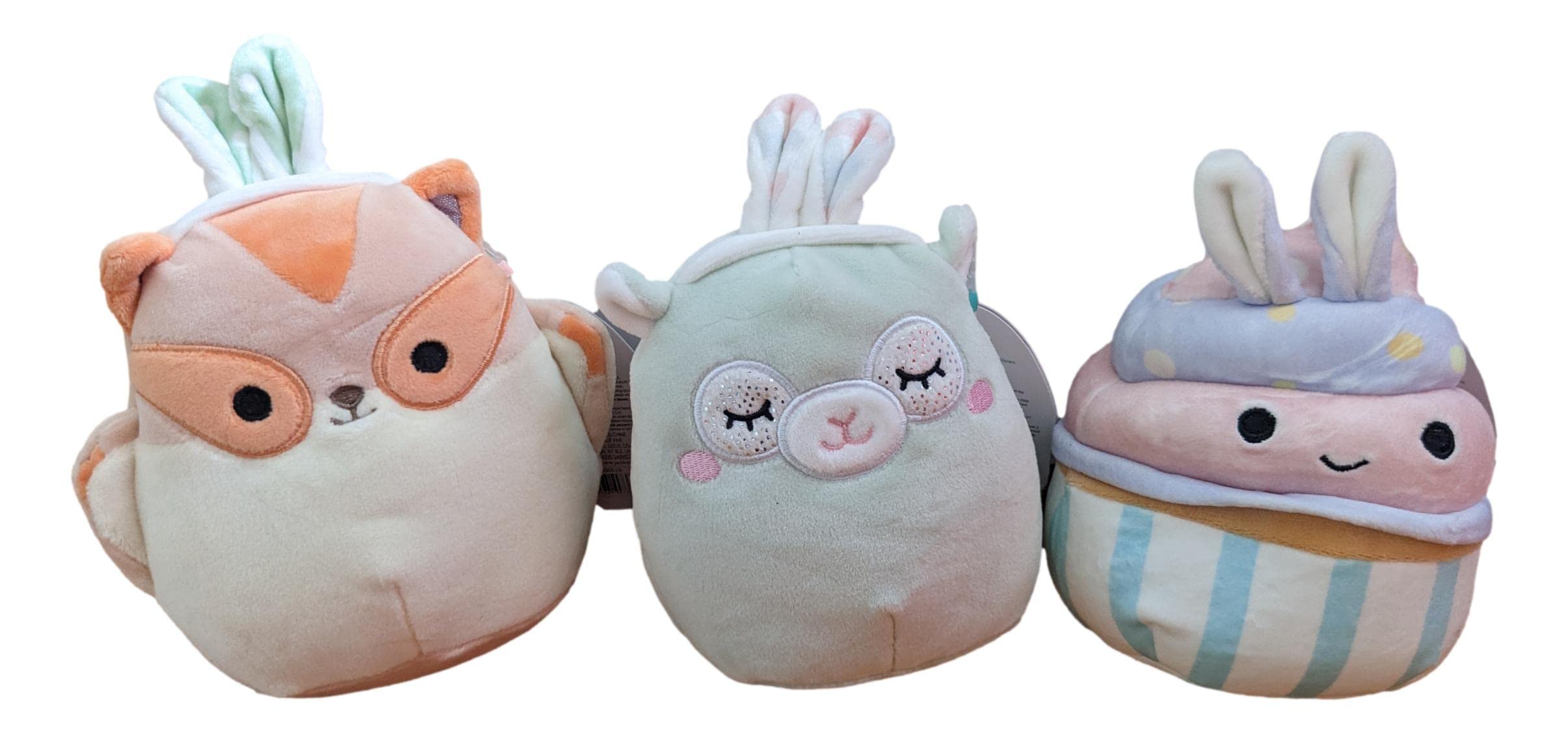 Squishmallows Kellytoy 2023 Easter Squad 5" Set of 6 Mini Plush Doll Toy (Style D)