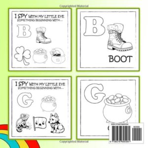 I Spy St. Patrick's Day Book For Kids Ages 2-5: A Joyful St Patricks Day Activity Picture Book, Interactive Luck & Find Guessing Game for Preschoolers ... for Boys and Girls (St Patricks Day Gifts)