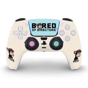 Head Case Designs Officially Licensed Bored of Directors Group Art Vinyl Faceplate Sticker Gaming Skin Decal Cover Compatible with Sony Playstation 5 PS5 Disc Edition Console & DualSense Controller