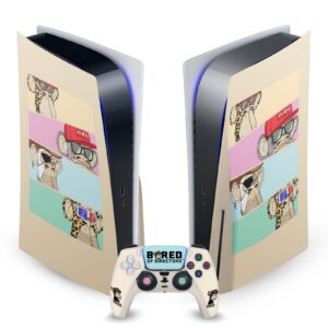 Head Case Designs Officially Licensed Bored of Directors Group Art Vinyl Faceplate Sticker Gaming Skin Decal Cover Compatible with Sony Playstation 5 PS5 Disc Edition Console & DualSense Controller