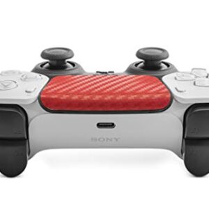 TouchProtect Carbon Red Pro Bundle for PS5 | Dualsense Edge & Standard Dualsense Textured Trackpad Skin Combo Pack.