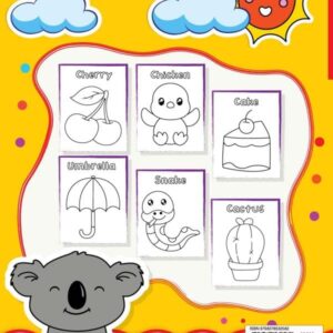 Toddler Coloring Book: 100 Everyday Things and Animals to Color and Learn for Kids Ages 1-4 (Early Learning for Toddlers)