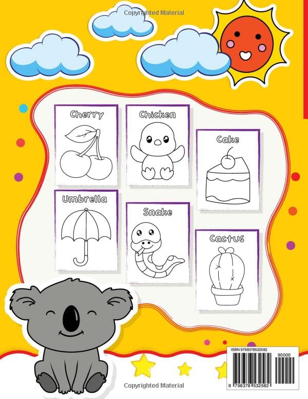 Toddler Coloring Book: 100 Everyday Things and Animals to Color and Learn for Kids Ages 1-4 (Early Learning for Toddlers)