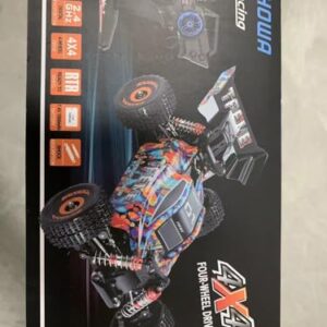 WLtoys 184016 Scale 1/18 75KM/H 2.4G RC Car Brushless 4WD Electric High Speed Off-Road Remote Control Drift Toys for Children Racing (184016 1 * 1500mAh)