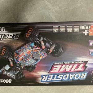 WLtoys 184016 Scale 1/18 75KM/H 2.4G RC Car Brushless 4WD Electric High Speed Off-Road Remote Control Drift Toys for Children Racing (184016 1 * 1500mAh)