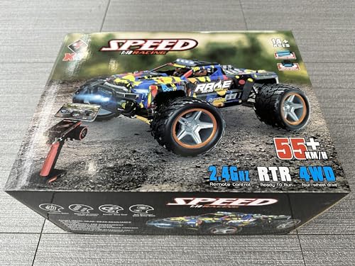 WLtoys 184016 Scale 1/18 75KM/H 2.4G RC Car Brushless 4WD Electric High Speed Off-Road Remote Control Drift Toys for Children Racing (184016 1 * 1500mAh)