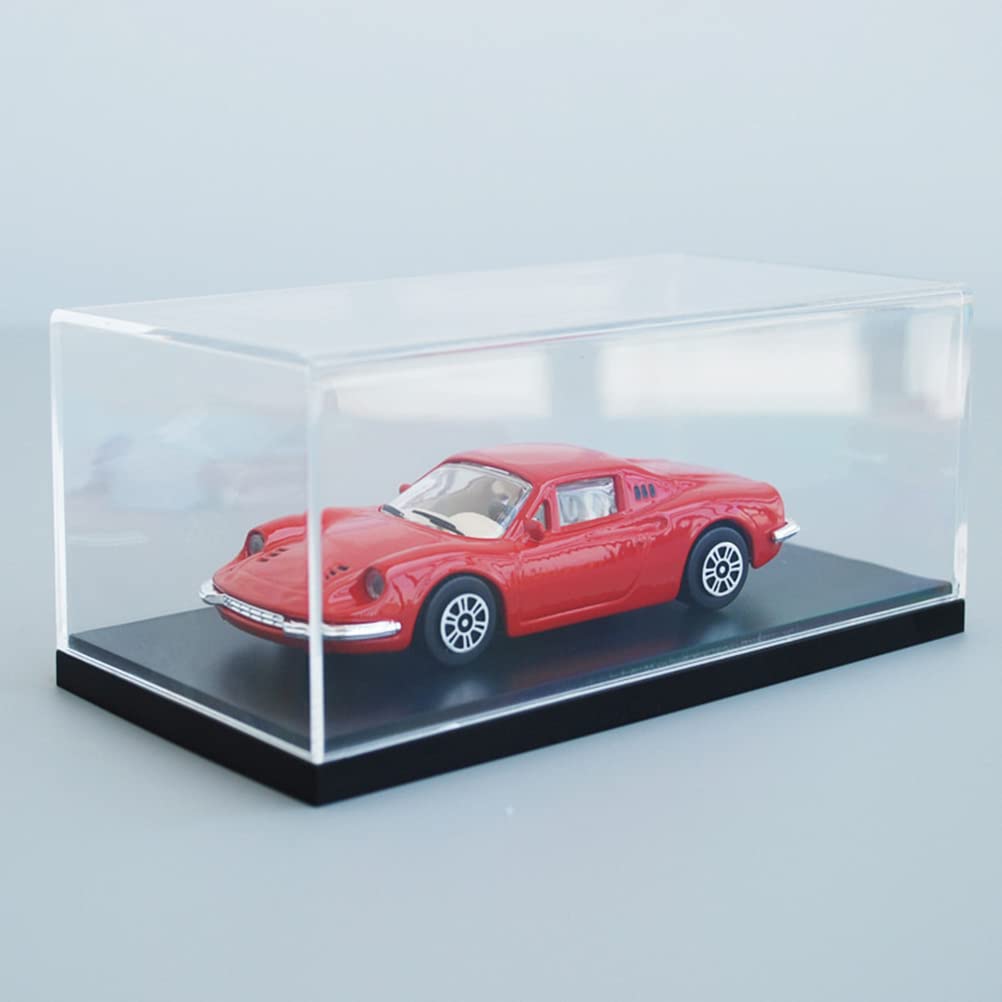 Acrylic Car Model Display Box for1:43 Car Model Display Box with Base Transparent Display Show Case for Toy Model Cars Miniature Figure Collectible