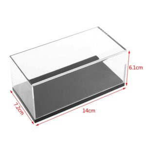 Acrylic Car Model Display Box for1:43 Car Model Display Box with Base Transparent Display Show Case for Toy Model Cars Miniature Figure Collectible