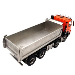 Jdm-161 1/14 8X8 Rc Hydraulic Dumper Truck Model with Motor Esc Servo Radio Controller Differential Lock