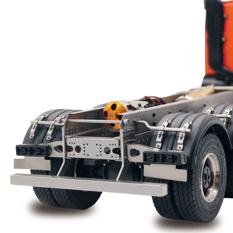 Jdm-161 1/14 8X8 Rc Hydraulic Dumper Truck Model with Motor Esc Servo Radio Controller Differential Lock