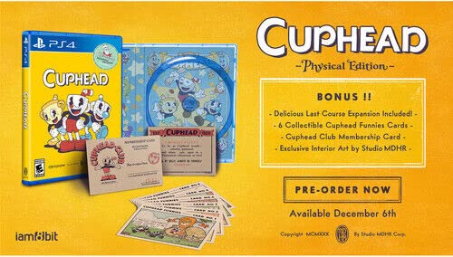 Cuphead for PlayStation 4 [New Video Game] PS 4