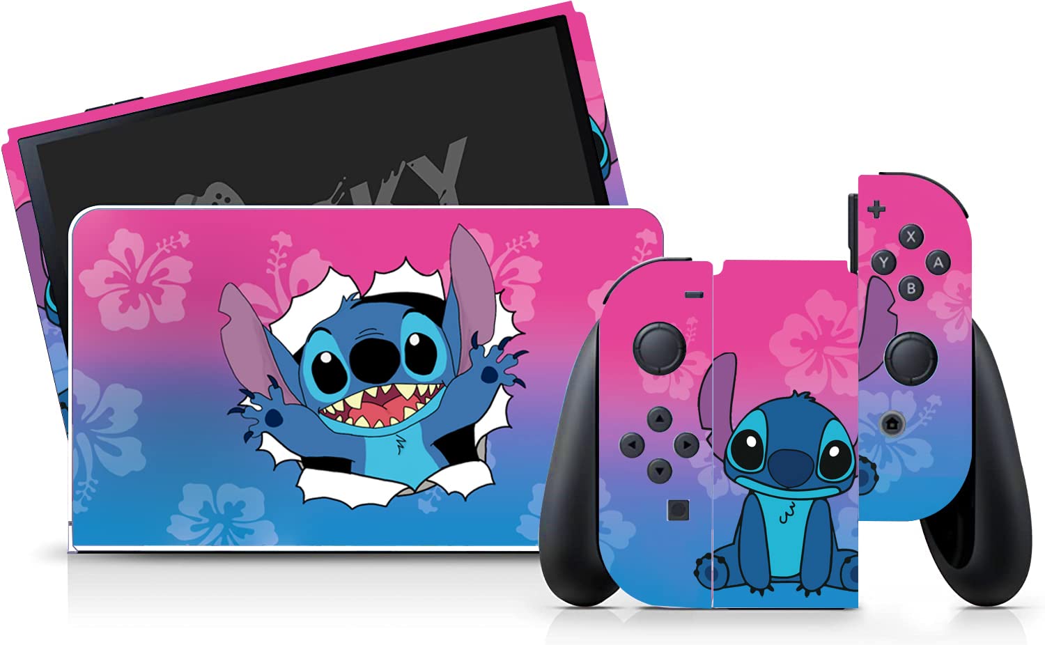 SadSkins Full Wrap Skin , Anime Switch OLED Protector Skin Cover Matte Vinyl Decal Stickers（Only Switch OLED）