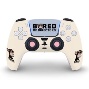 Head Case Designs Officially Licensed Bored of Directors APE #2585 Art Vinyl Faceplate Sticker Gaming Skin Decal Compatible with Sony Playstation 5 PS5 Disc Edition Console & DualSense Controller