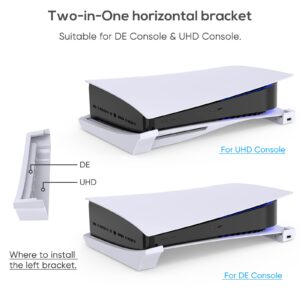 MENEEA Wireless Controller Keyboard &Horizontal Stand with 4-Port USB Hub for Playstation 5