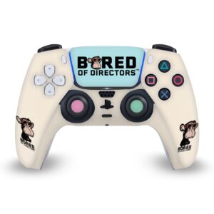 head case designs officially licensed bored of directors group art vinyl faceplate sticker gaming skin decal cover compatible with sony playstation 5 ps5 dualsense controller