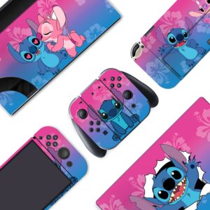 SadSkins Full Wrap Skin , Anime Switch OLED Protector Skin Cover Matte Vinyl Decal Stickers（Only Switch OLED）