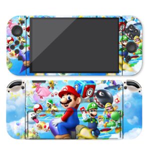 SadSkins Full Wrap Skin for Switch OLED Anime Switch OLED Protector Skin Cover Matte Vinyl Decal Stickers（Only Switch OLED）