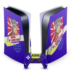 head case designs officially licensed bored of directors ape #8950 art vinyl faceplate sticker gaming skin decal compatible with sony playstation 5 ps5 disc edition console & dualsense controller