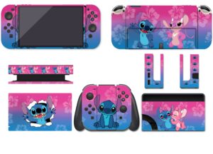 sadskins full wrap skin , anime switch oled protector skin cover matte vinyl decal stickers（only switch oled）