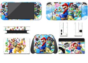 sadskins full wrap skin for switch oled anime switch oled protector skin cover matte vinyl decal stickers（only switch oled）