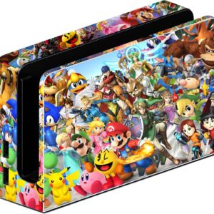 SadSkins Full Wrap Skin for switch oled Anime, Protector Skin Cover Matte Vinyl Decal Stickers（Only switch oled）