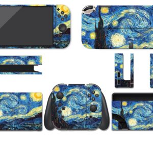 SadSkins Full Wrap Skin for Switch OLED Anime Switch OLED Protector Skin Cover Matte Vinyl Decal Stickers（Only Switch OLED）