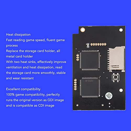 Replacement Optical Drive Simulation Board for GDEMU V5.15b, for Gaming VA3 Optical Drive Board, with Remote Storage Card Mount Kit [video game]