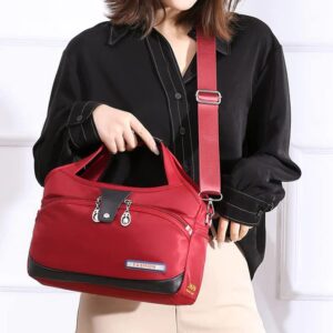 Do-It-All Crossbody Bag, 2023 New Women Waterproof Anti Theft Multi-pocket Oxford Cloth Crossbody Shoulder Bag Handbag Purse. 29 * 28 * 12cm