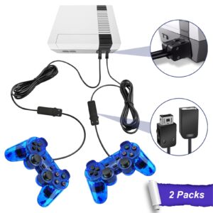 Arzweyk 2Packs 10FT NES Classic Controller Extension Cable Cord Compatible with Super Nintendo Classic Edition & Mini NES/SNES Classic Edition & Wii & Wii U Controller