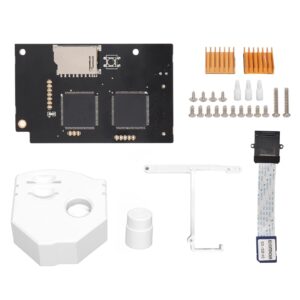 replacement optical drive simulation board for gdemu v5.15b, for dreamcast gaming va4 optical drive board, with remote storage card mount kit