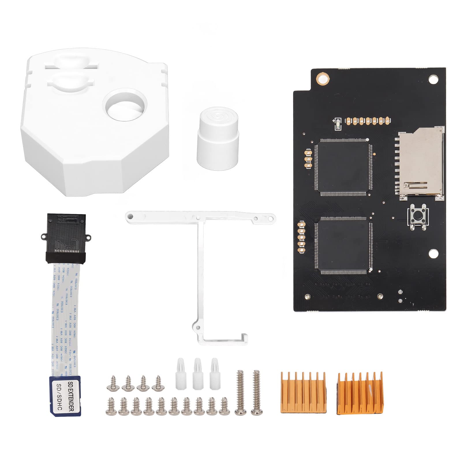 Replacement Optical Drive Simulation Board for GDEMU V5.15b, for Dreamcast Gaming VA4 Optical Drive Board, with Remote Storage Card Mount Kit