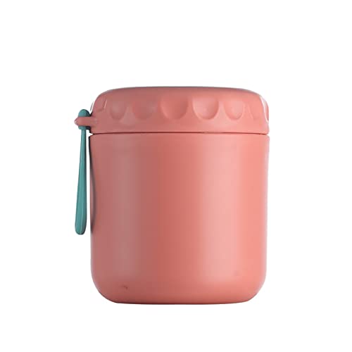 Syuanmuer 2PCS Insulated Food Soup Jar, Leak Proof Stainless Steel Soup Thermos Lunch Box with Spoon, 430ML Portable Thermos for School Work Picnic.