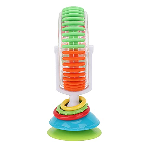 Infant Toy, Sturdy Baby Rattle Toy Improve Cognitive Ability Portable with Sturdy Sunction Cup for Babies(New Rotating Ferris Wheel)